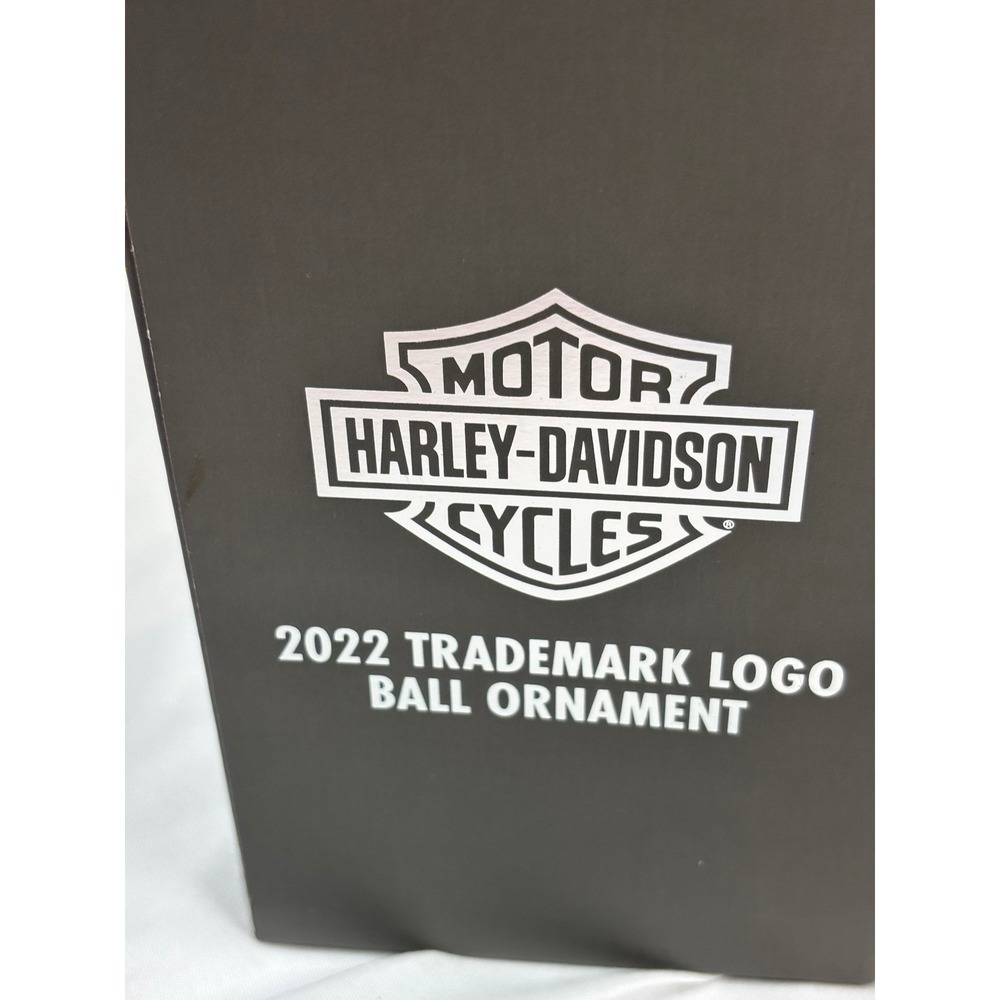 Harley-Davidson Bar & Shield Logo Silver Metallic Gift Box Presentation Case